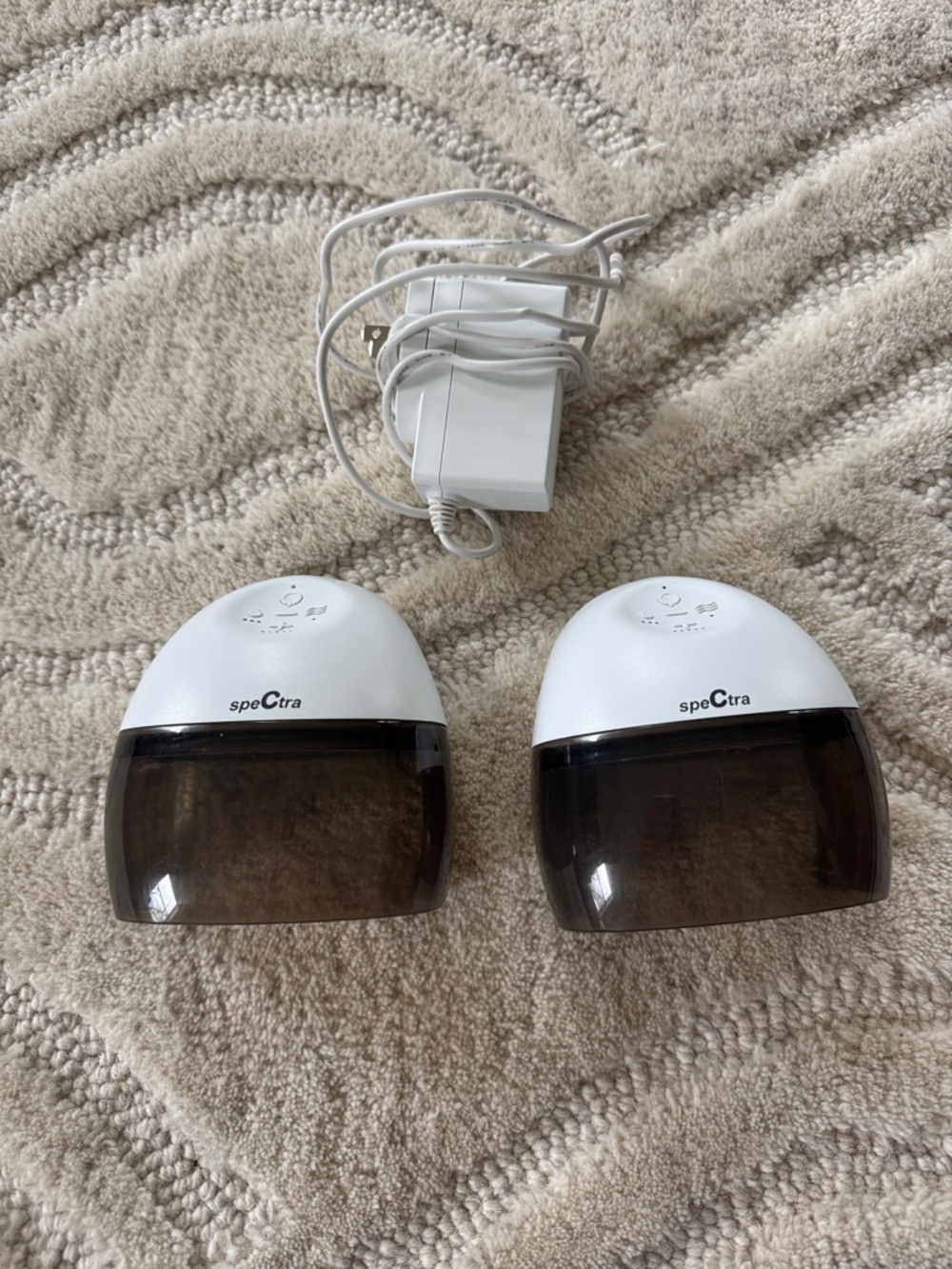 Spectra White Replacement Breast Pump Shields (Pair) - White